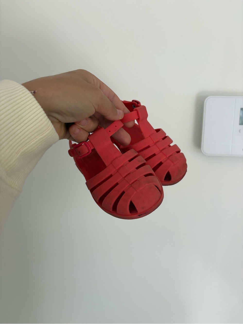 Kids Red Jelly Sandals Liewood | size 11 - Comfortable Toddler Beach Shoes